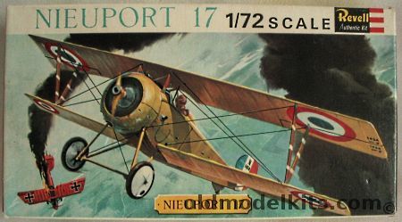 Revell 1/72 Nieuport 17C - Great Britain Issue (Small Box), H631 plastic model kit